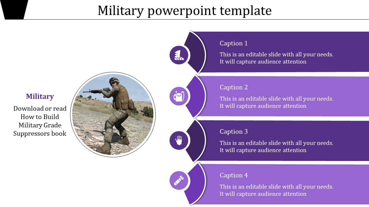 Military PowerPoint Template and Google Slides